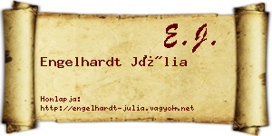 Engelhardt Júlia névjegykártya