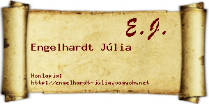 Engelhardt Júlia névjegykártya