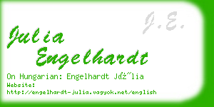 julia engelhardt business card